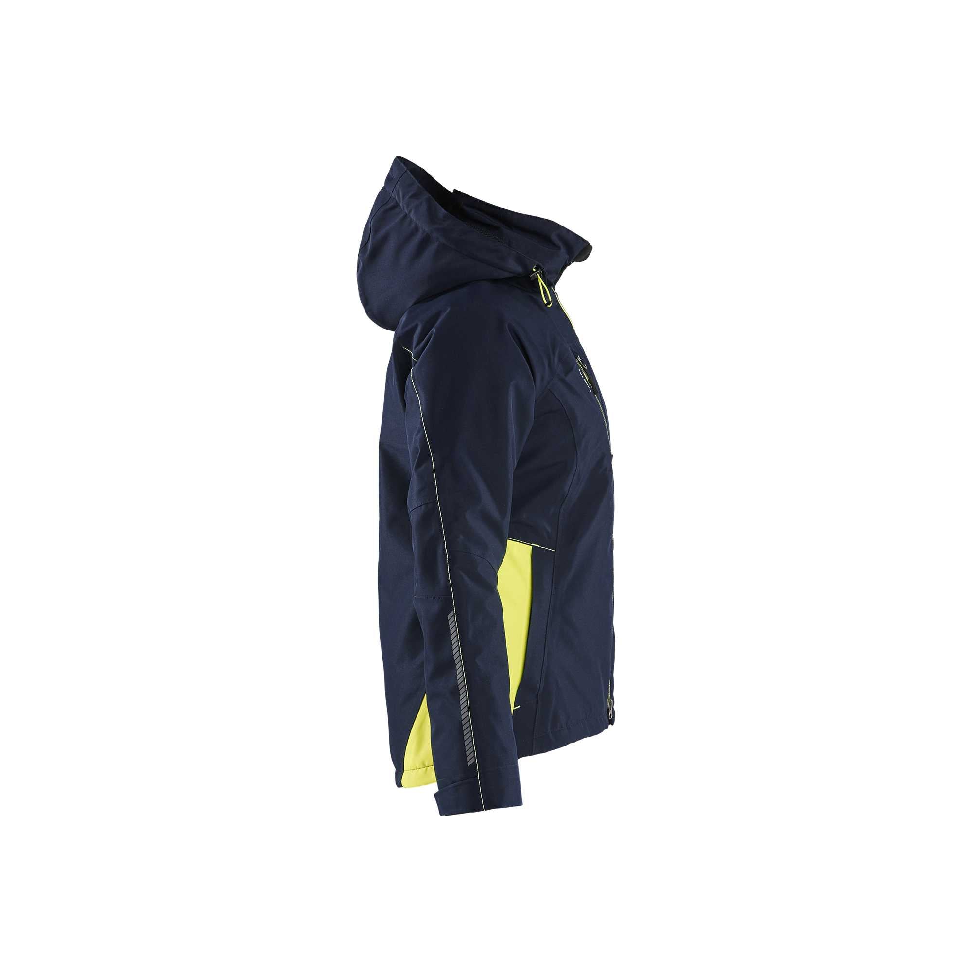 BLAKLADER 49721977 Women's Lightweight lined Winter Jacket Hi Vis Reflective Work Jacket WOMEN - Waterproof